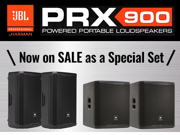 JBL/PRX900 series, now on sale as a special set!