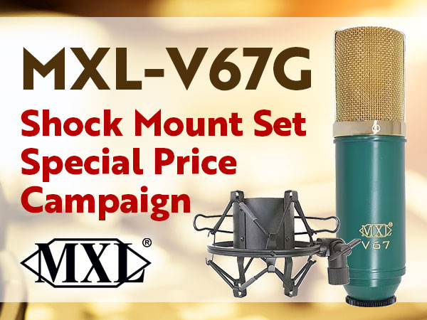 Special price in limited numbers for MXL-V67G shock mount set