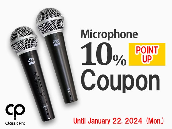 CLASSIC PRO microphone 10% up in point coupon
