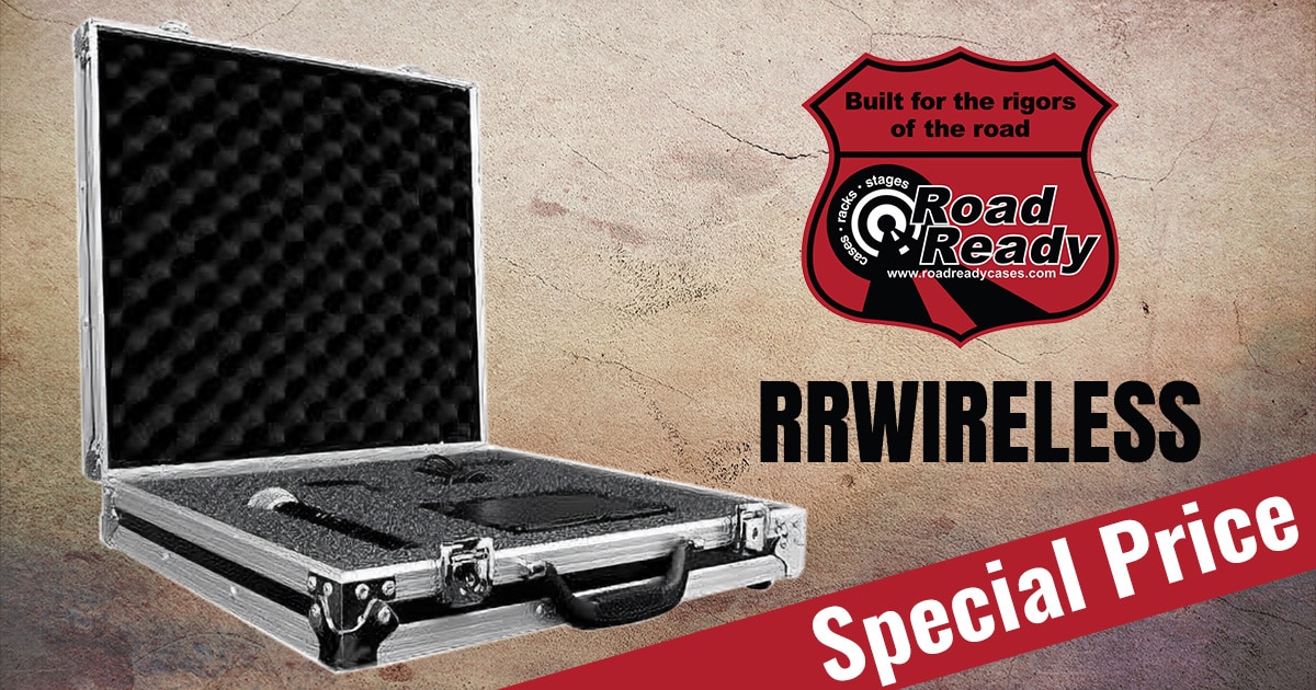 ROADREADY /  ワイヤレスマイクセット用ケース ROADREADYワイヤレスマイク用ケース「RRWIRELESS」アウトレット