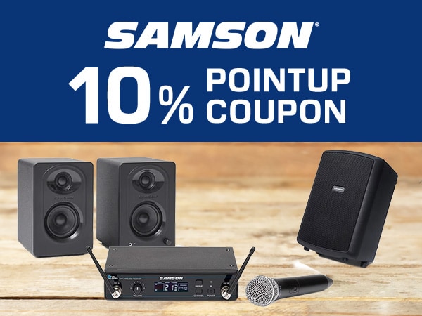 SAMSON 全商品10％ポイントアップクーポン！