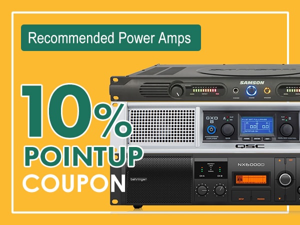[Limited Time Offer] 10% Bonus Points Coupon for Select Power Amplifiers!