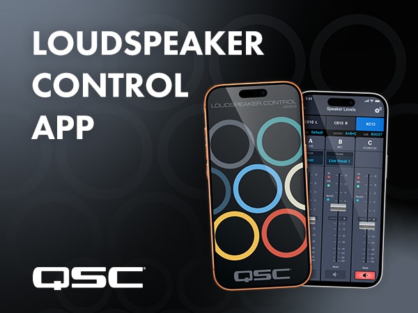 QSCリモート・コントロールアプリ「QSC Loudspeaker Control」登場