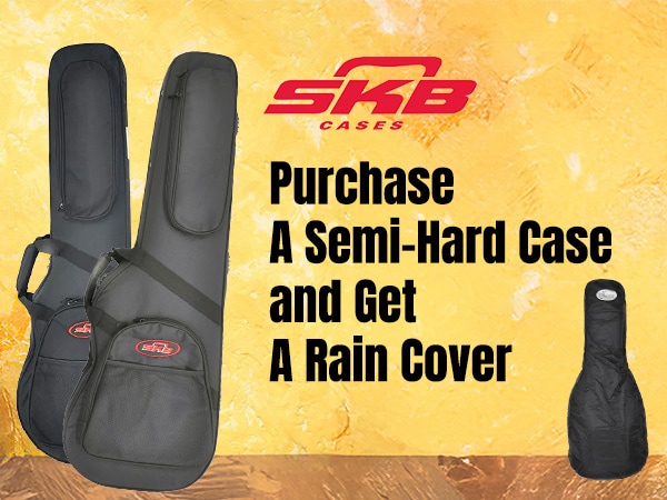 SKB人気セミハードケースご購入でレインカバープレゼント！