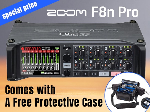 ZOOM “F8nPro” Special Price & Free Protective Case!