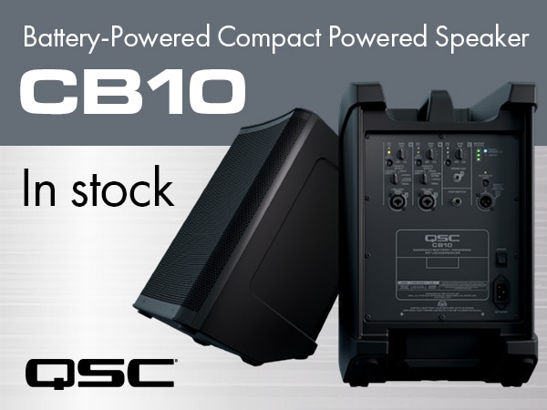 QSC's long-awaited battery-powered speaker, the 