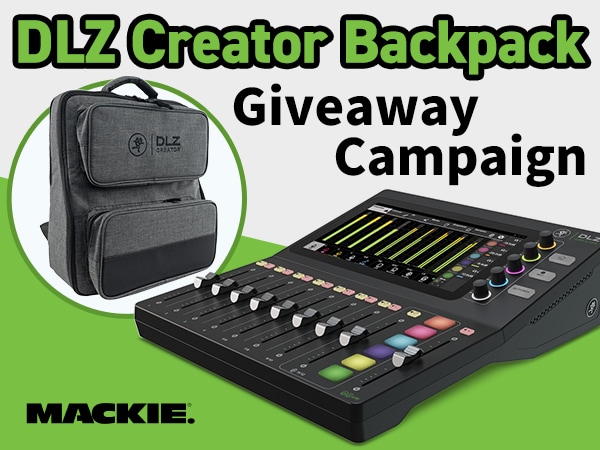 MACKIE / DLZ CREATOR Backpack Giveaway Campaign