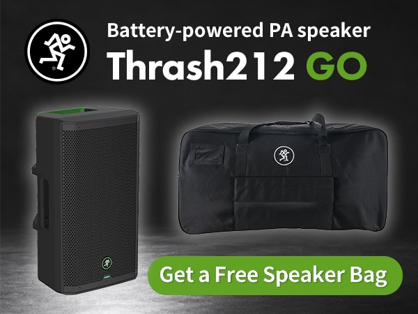 [Limited-Time Offer] Get a Free Speaker Bag with the MACKIE Thrash212 GO!