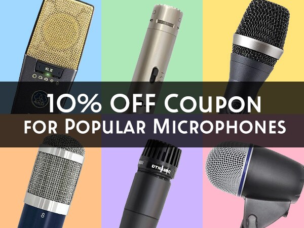 Limited Time Offer: 10% OFF Coupon for Popular Microphones!