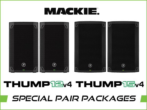 [Limited Quantity] Save with MACKIE Thump12v4 & Thump15v4 Speaker Pairs!