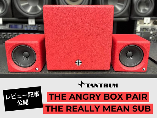 【レビュー公開】Tantrum/ The Angry Box Pair、The Really Mean Subをじっくり聴いてみました！