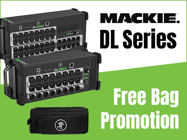 [Limited Quantity] MACKIE DL Series Free Bag Promotion!
