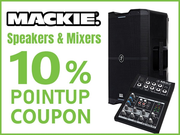 [Up to 15% Back in Points] MACKIE Speakers & Mixers – 10% Bonus Points Coupon!