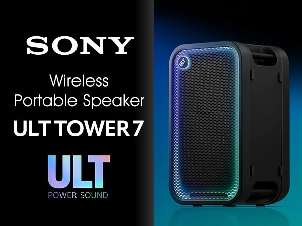 [NEW PRODUCT] SONY Wireless Portable Speaker “ULT TOWER 7” Now Available!