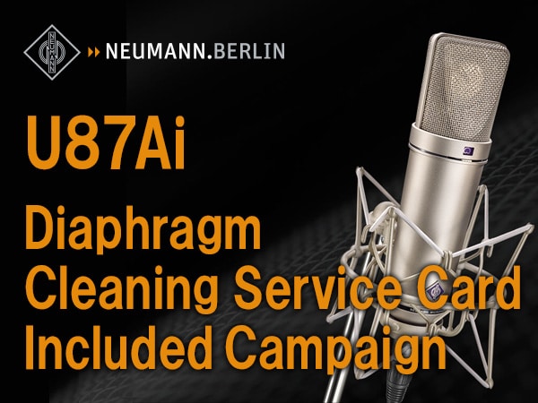 Neumann  U87Ai  Diaphragm Cleaning Service Card Included Campaign