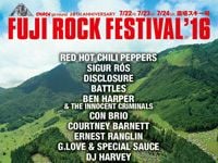 FUJI ROCK FESTIVAL'16 出演者第一弾発表！
