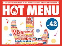 サウンドハウス総合カタログ「HOT MENU」最新号Vol.42発刊！