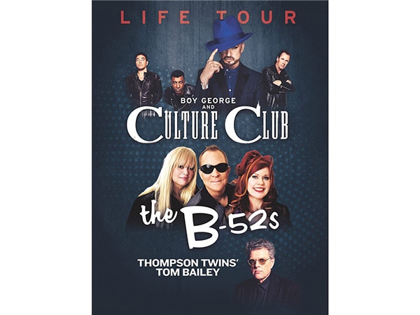 カルチャー・クラブ + B 52'S + トンプソン・ツインズ　ジョイント・ツアー開催！
