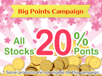 【Up to 20% reduction】Spring Big Points Campaign extended!