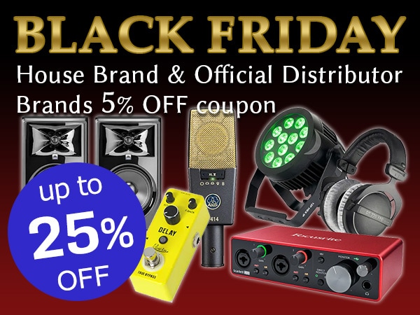 [Black Friday] Up to a 25% reduction in price! Original House Brand and Official Distributor Brands 5% OFF coupon!