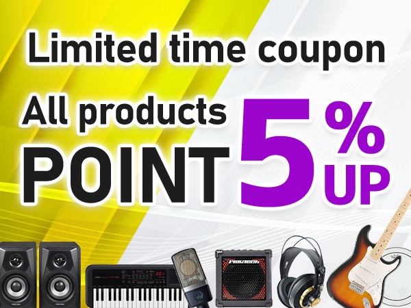 5% up points! Limited time coupon available!