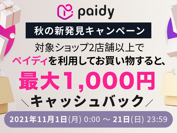 Paidy Autumn New Discovery Campaign