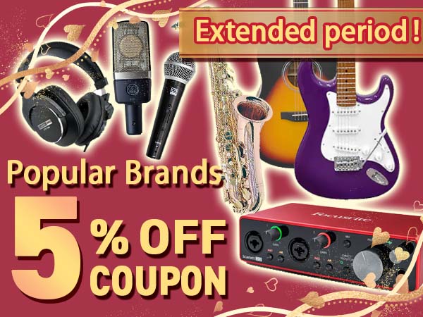 Extended period! Popular brand 5% off coupon 