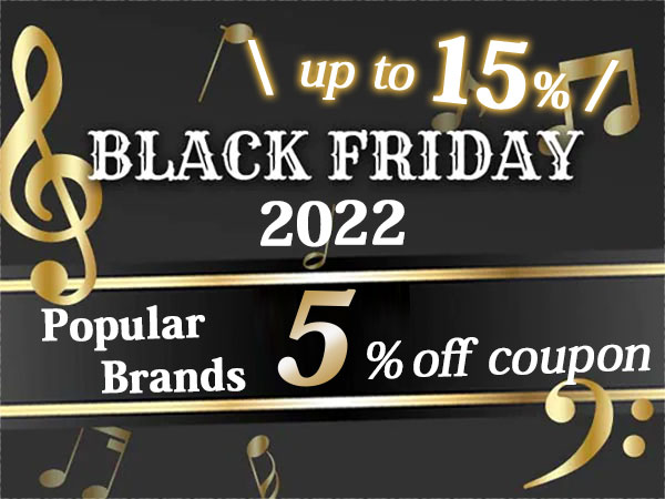 [Black Friday 2022] 5% OFF coupon for popular brands!