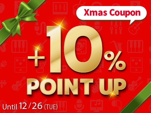 Up to 20% back! 10% up in point Xmas coupon!