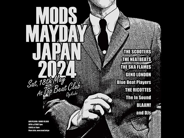 「MODS MAYDAY JAPAN 2024」5月18日に開催！
