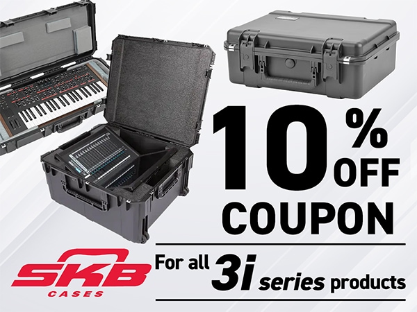 SKB 樹脂製ケース「3iシリーズ」10%OFFクーポン！