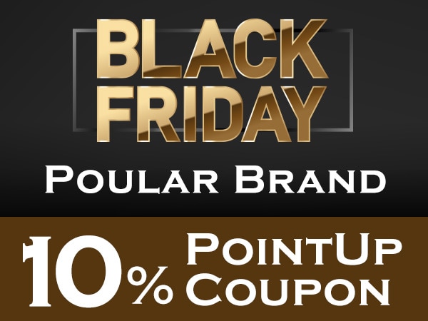 【ブラックフライデー】人気ブランド10％ポイントアップクーポン！