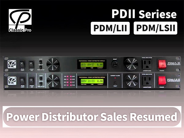 CLASSIC PRO Power Distributor Sales Resumed!
