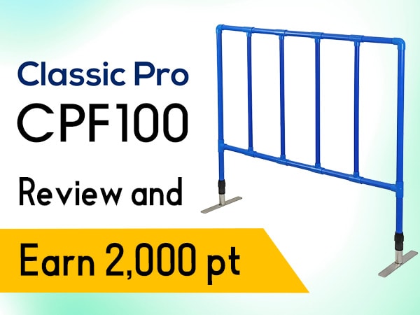Earn 2,000 Points When You Review the CLASSIC PRO CPF100 Pipe Fence!