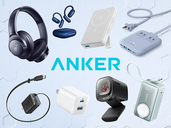 Anker製品の取扱開始！