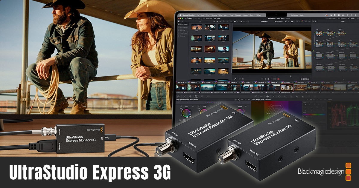 Blackmagic Designより「UltraStudio Express 3G」が新登場