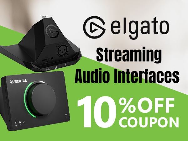 10% Off Coupon for Elgato Streaming Audio Interfaces!