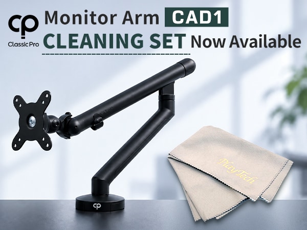 CLASSIC PRO "CAD1" Monitor Arm Cleaning Set Now Available!