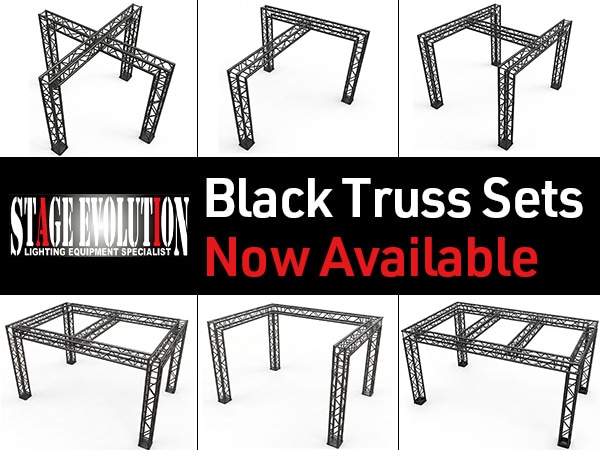STAGE EVOLUTION Black Truss Sets Now Available!