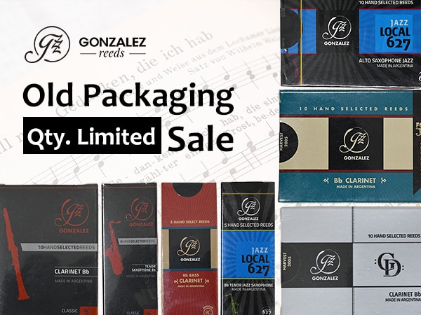 [Limited Quantity] Gonzalez Reeds products in old packaging now at outlet prices!
