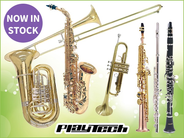 Playtech wind instruments now in stock!