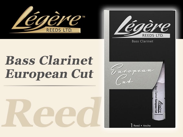New release! Legere adds European cut for bass clarinet to resin reed lineup!