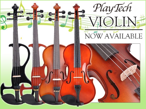 Playtech violins now available