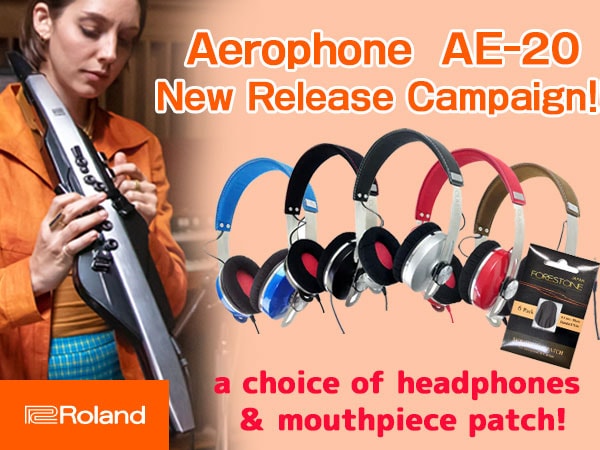 New Release Campaign] Roland Aerophone AE-20 comes with a choice