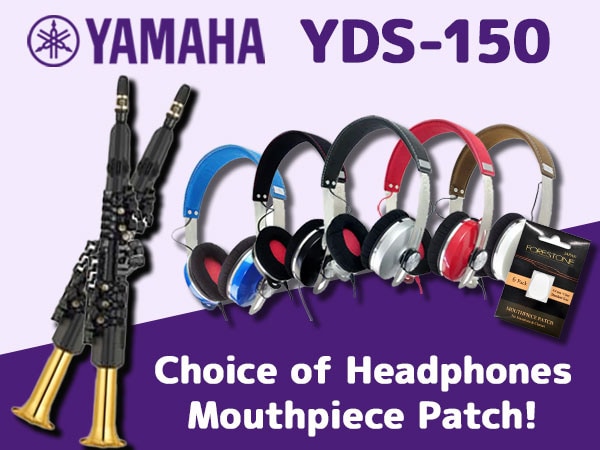 YAMAHA Digital Saxophone YDS-150 with Choice of Headphones Mouthpiece Patch!