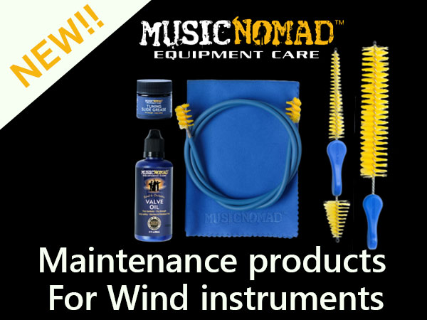 New wind instrument maintenance products from  MUSIC NOMAD!