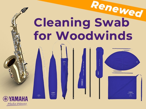 Cleaning swab for YAMAHA woodwinds renewed!