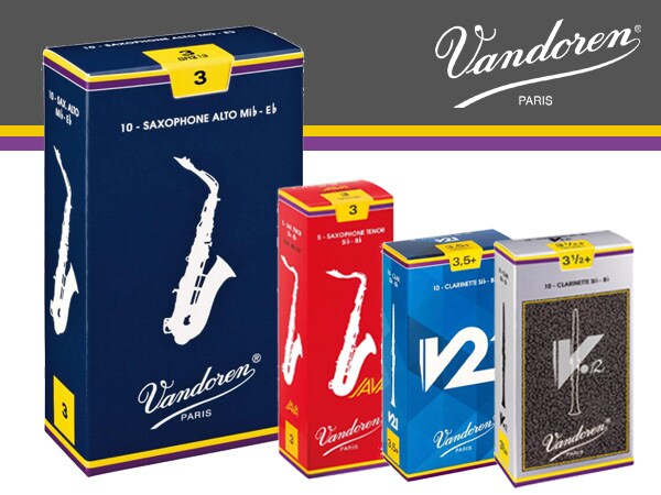 クラリネット・サックスの定番リード「Vandoren」が入荷！