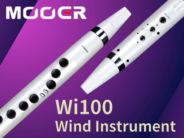 エフェクターブランドMooerよりウインドシンセサイザー「Wi100」登場！