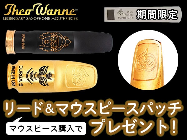 [Limited time offer] Theo Wanne reed and mouthpiece patch present!